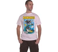 Ramones Rockaway Beach T-Shirt in White | Size: 2XL Ramones White 2XL