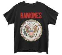 Ramones - T-Shirt # L Unisex Black # Full Colour Seal