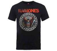 Ramones Vintage Eagle Seal T Shirt XXL Black