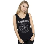 Ramones Women's Distressed Seal Vest Black XX-Large