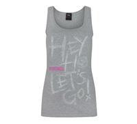 Ramones Womens Grey Text Print Vest - X-Large