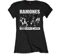 Ramones Womens/Ladies CBGB 1978 T-Shirt (3XL) (Black)