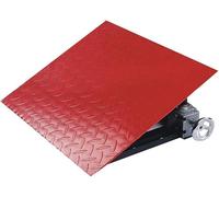 Ramp , Curb Ramp Loading Ramps Aluminum Ramp Threshold Ramp Wheelchair Can Carry Height Adjustable Aluminum Ramp Thicken Non-Slip Pressure Resistance Car Ramp, 2 Sizes ( Color : Red , Size : 50x40x12c