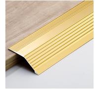 Ramp Edge Profile Threshold Strip, Aluminum Laminate Threshold Ramp, Floor Bar for doorways, for Joining Floor Gaps,Carpet Threshold Transition,Floor Tiles(Gold,55mm x 900mm)