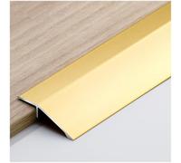 Ramp Edge Profile Threshold Strip, Aluminum Laminate Threshold Ramp, Floor Bar for doorways, for Joining Floor Gaps,Carpet Threshold Transition,Floor Tiles(Gold,35mm x 2700mm(90cm*3))