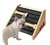 Ramp for Dogs,Portable Wooden Non-Slip Step,with Felt Pad Pet Ramps for Stairs | for Small Medium Canine Bed Sofa Home Bedroom Doorway Indoor Outdoor
