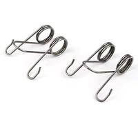 RaMpad Torsion Spring,Small Spring,Torsional Spring,2pcs 2.0 * 23 * 60mm Spring Accessories For Seeders, Corn Seeders, Thickened Double Torsion Springs