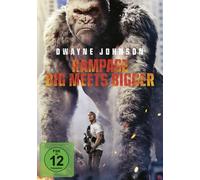 RAMPAGE: BIG MEETS BIGGER - DWAYNE JOHNSON,NAOMIE HARRIS,MALIN AKERMAN DVD NEW