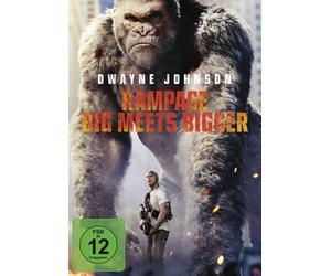 RAMPAGE: BIG MEETS BIGGER - DWAYNE JOHNSON,NAOMIE HARRIS,MALIN AKERMAN DVD NEW