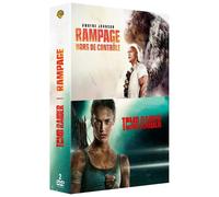 Rampage, hors de contrôle + tomb raider (DVD) Alicia Vikander Dwayne Johnson