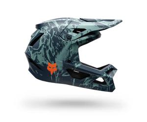 Rampage Image Print Full Face Mountain Bike Helmet in Arctic Blue L