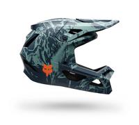 Rampage Image Print Full Face Mountain Bike Helmet in Arctic Blue XL