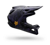 Rampage Image Print Full Face Mountain Bike Helmet in Plum Purple L