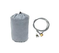 Rampage Products 1202 4-Layer Breathable Full Car Cover with Lock, Cable & Storage Bag for 2004-2006 Jeep Wrangler LJ Unlimited, Grey