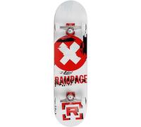 Rampage Skateboard for Kids Ages 6-12 - Glitch Logo Complete Skateboard for Teens, Boys and Girls, Ideal for Beginners and Skateparks