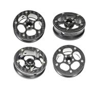 RampCrab 1.8" (46mm) Super Wheels, Carbon fibre Beadlock Wheels, fit fot SCX24, TRX4M, FCX24, FCX24M, CR18P, Style B