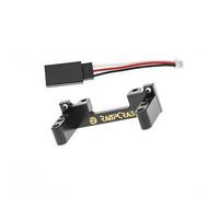 RampCrab Adjustable Servo Mount Bracket for FCX24, 1/24 RC Car Steering Servo Mount, Brass, Black