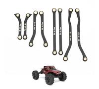 RampCrab High Clearance Chassis Links for 1:18 RC Crawler Redcat Ascent-18 APEX Upgrade, Stainless Steel Links Set，