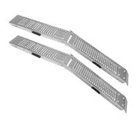 T-Mech Foldable Motorbike Ramps, Silver