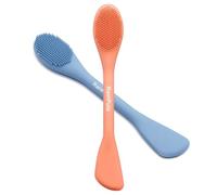 RamPula Silicone Face Mask Brush, Face Scrubber for Gentle Exfoliating & Hairless Moisturizers Applicator Tools for Apply Mud, Clay, Charcoal Mixed Mask, Cream, Lotion