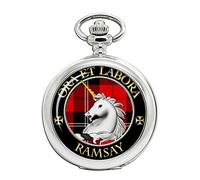 Ramsay Scottish Clan Crest Full Hunter Pocket Watch