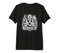 Ramses II The King Becomes Stone Egypt Pharaoh Premium T-Shirt