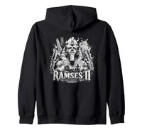 Ramses II The King Becomes Stone Egypt Pharaoh Zip Hoodie