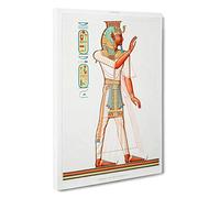 Ramses III by Emile Prisse d'Avennes Canvas Print | Gallery Wrapped 30mm Frame Wall Art | 30x20 inches | Ready to Hang | Modern Picture | Living Room Bedroom Lounge Office