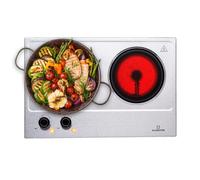 Ramsey double hob 2400 W 11 power levels glass ceramic