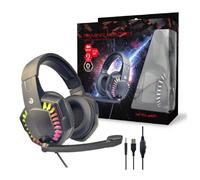 HEADSET GAMING/BLACK GHS-06 GEMBIRD New