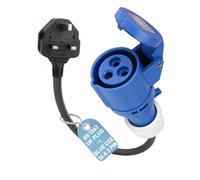 RamTouch CEE Adapter Cable (13A UK Main Plug to Blue 16 A 3-Pin CEE Socket)