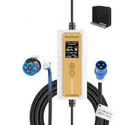 RamTouch Electric Vehicle Charger (3.7 kW, Type 2, 16A Commando Plug, 8.5 m), IP65 Portable Car Charger with Adjustable Current (6A-16A) and Delayed & Timed Charging, Compatible with EVs and Hybrids