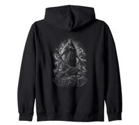 Ran Norse Sea Goddess Viking Ocean Queens Zip Hoodie