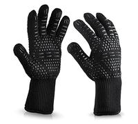 RANARA Oven Mitts Gloves,Heat Proof Glove,Grilling Gloves Kitchen Barbecue Glove Heat Resistant Silicone Cook BBQ Baking Gloves 2PCS Oven Mitts(Color : GlovesB 2pcs) (Color : Glovesa 2pcs)