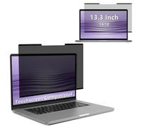 RanBluu 13.3 Inch Removable Adhesive Monitor Privacy Filter, Anti Blue Light Anti-Glare Screen Protector for Computer and Desktop, Lick Protection Film Privacy Filter for 13.3 Inch 16:10 Touchscreen