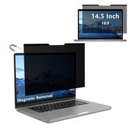RanBluu 14.5 Inch Magnetic Monitor Privacy Filter, Anti Blue Light Anti-Glare Screen Protector for Computer and Desktop, Privacy Screen Protector for 14.5 Inch 16:9 Privacy Screen Protector