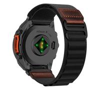 RanBluu QuickFit 22 mm Nylon Wristband for Garmin Fenix 8 Pro 47 mm/Quatix 8/Forerunner 970/Tactix 8/Descent G2/fēnix 8, Elastic Replacement Wristband, Sport Loop Wristbands for Garmin Epix 2, Black
