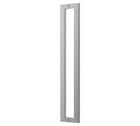 Ranbo 300mm Length Back to Back Push Pull Door Handle 304 Stainless Steel Door Handle Bar, Fits Commercial Interior and Exterior Wood and Glass Barn Shower Sliding Doors, Brushed Nickel