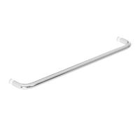 Ranbo Glass Shower Door Towel Bar 22 Inch Stainless Steel Sliding Shower Door Handle Replacement with Polished Chrome Finish for Commercial and Residential Glass Doors