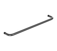 Ranbo Glass Shower Door Towel Bar 24 Inch Stainless Steel Sliding Shower Door Handle Replacement with Matte Black Finish for Commercial and Residential Glass Doors