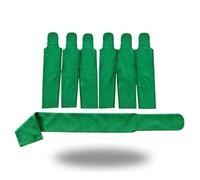 Ranch Hand -Horse Mane and Tail Bag Set, 7 Piece Lycra Hair Protection Bundle for Horses, Includes 6 Mane Bags and 1 Tail Bag - Durable, Stretch Lycra Protection (Green)