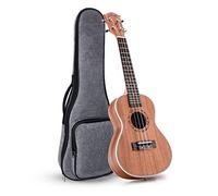 Ranch Left handed Concert Ukulele 23 inch Professional Wooden ukelele Instrument with Padded Ukele Gig Bag