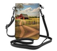 Ranch View This lightweight, unisex flap crossbody bag frees up your hands and is suitable for travel, holidays, and everyday use.
