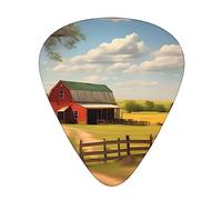 Ranch Viewguitar Plectrum 12 Piece Set, 3 Thicknesses With Case For Bass Guitar, &Electric Guitar And More.