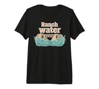 Ranch Water Retro Western Canyon Splash Adventure Motion Premium T-Shirt