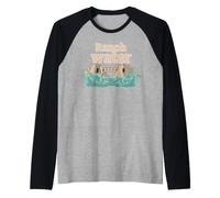 Ranch Water Retro Western Canyon Splash Adventure Motion Raglan Baseball Tee