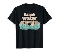 Ranch Water Retro Western Canyon Splash Adventure Motion T-Shirt