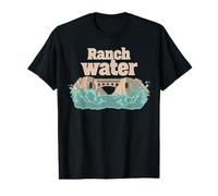 Ranch Water Retro Western Canyon Splash Adventure Motion Value Graphic T-Shirt