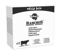 Ranchos Lastin' Layer Dog Chew Treat Beef Flavour 12x40g Mega Box