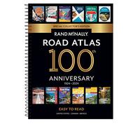Rand McNally 2024 Easy to Read Midsize Road Atlas: 100th Anniversary (Rand McNally Road Atlas Midsize Easy to Read)